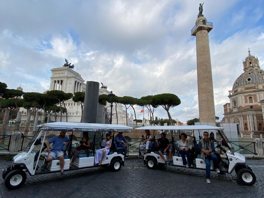 Rome: Private Customizable 3-Hour Golf Cart City Tour - The core loop: Colosseum to Trevi to Pantheon