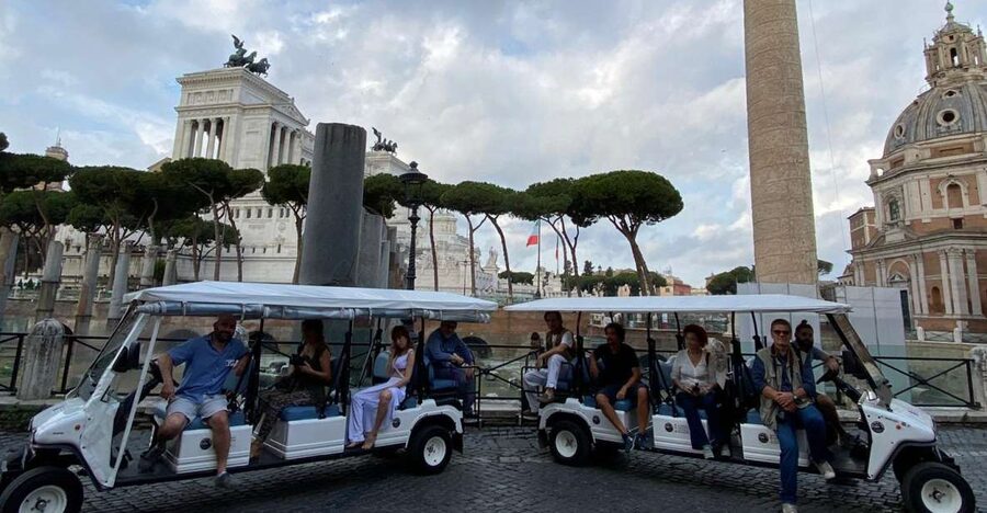 Rome: Private Customizable 3-Hour Golf Cart City Tour - Hotel pickup and private route planning, done for real