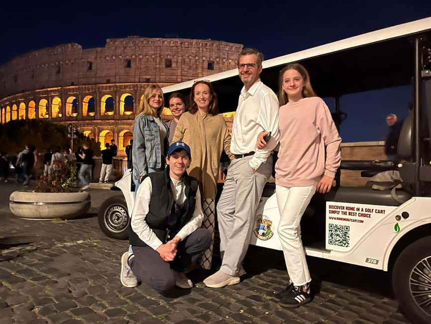 Rome: Private Golf Cart Night Sightseeing Tour & Aperitivo - The 2-Hour Route: Piazza Navona to Spanish Steps