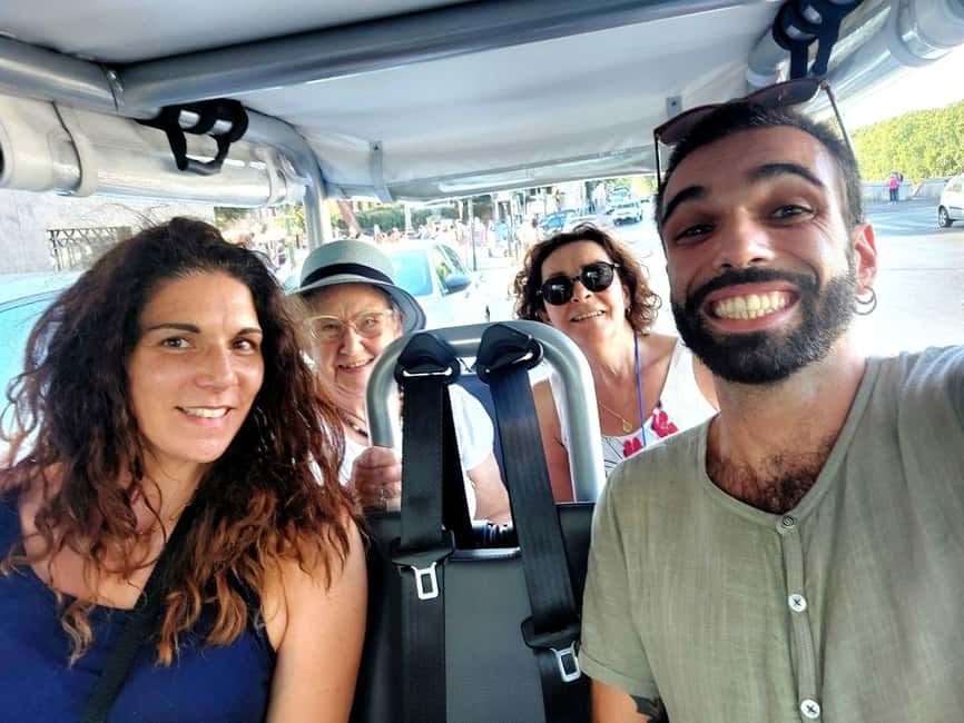 Rome: Private Golf Cart tour with a Local Guide - Giardino degli Aranci for views, Trevi for the classic moment