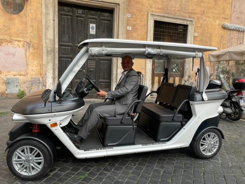 Rome: Private Golf Cart Tour with Artisanal Gelato - Price and Value: What $72 Buys You in Rome