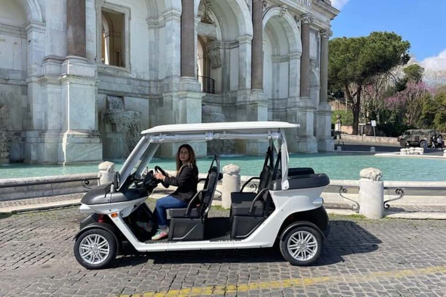 Rome: Private Golf Cart Tour with Artisanal Gelato Tasting - What to expect at each stop, and how to plan your photos