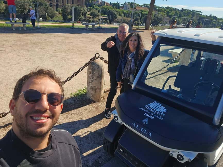 Rome: Private Golf Cart Tour with Artisanal Gelato - Hotel Pickup in Central Rome, Then You’re Off