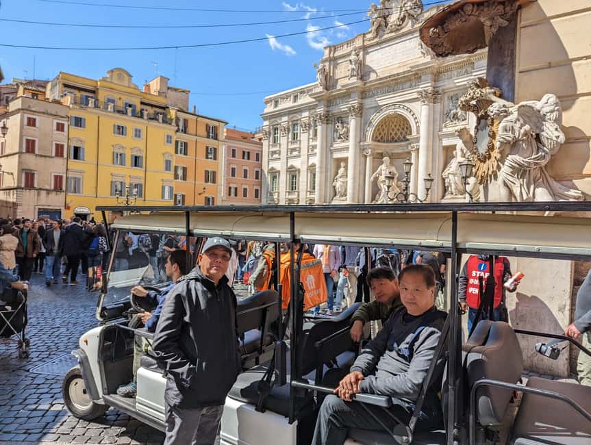 Rome: Private Golf Cart Tour with Hotel Pickup - Passing the big icons, even when you are not getting out everywhere