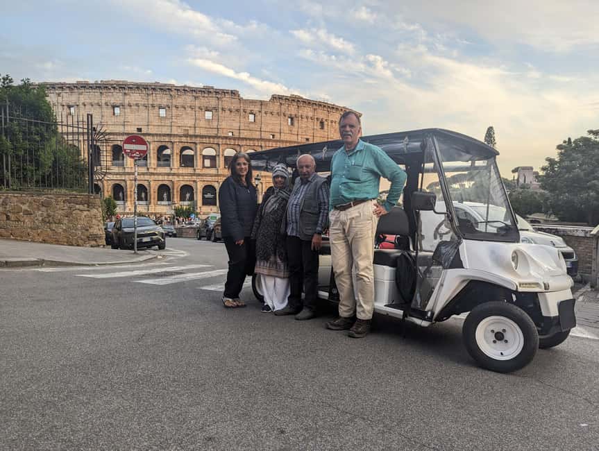 Rome: Private Golf Cart Tour with Hotel Pickup - Villa Borghese, the viewpoint that makes everything click