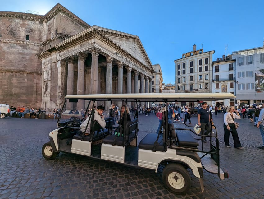 Rome: Private Golf Cart Tour with Hotel Pickup - St. Peter’s Basilica with a guide, not a homework assignment