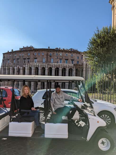 Rome: Private Golf Cart Tour with Hotel Pickup - Trevi Fountain, coin toss included, and how to enjoy it