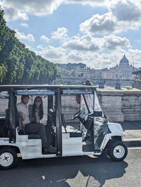 Rome: Private Golf Cart Tour with Hotel Pickup - Castel Sant’Angelo: a guided finish with a strong payoff