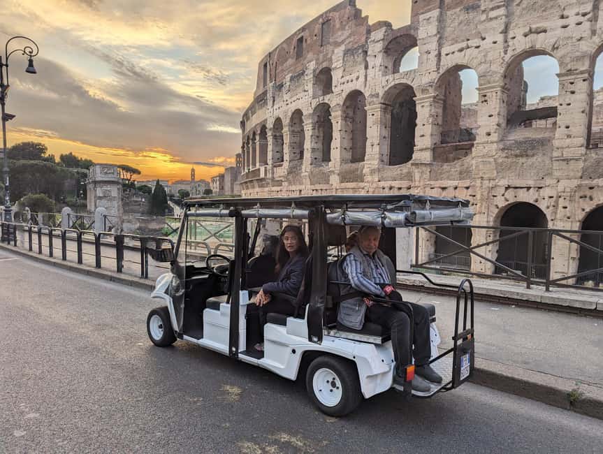 Rome: Private Golf Cart Tour with Hotel Pickup - Getting picked up, and why the location matters
