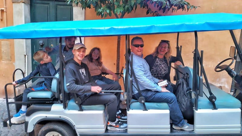 Rome: Private Guided Golf Cart Tour with Gelato or Wine - Why a golf cart is a smart way to see Rome