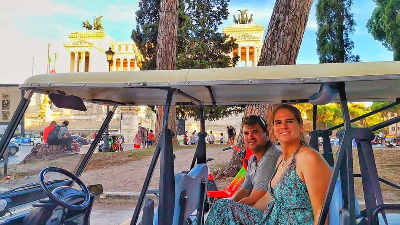 Rome: Private Guided Golf Cart Tour with Gelato or Wine - Roman Forum outside, Venice Square, Marcellus Theater, and the Insula concept