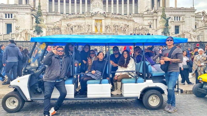 Rome: Private Guided Golf Cart Tour with Gelato or Wine - Gelato since 1947, or wine plus a snack: the food stop that makes it worth it