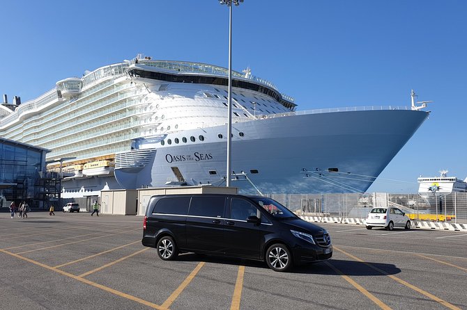 Rome: Private Transfer to/from Civitavecchia Port Van Mercedes - The Rome Drive: About 1 to 1.25 Hours, Plus Traffic Reality