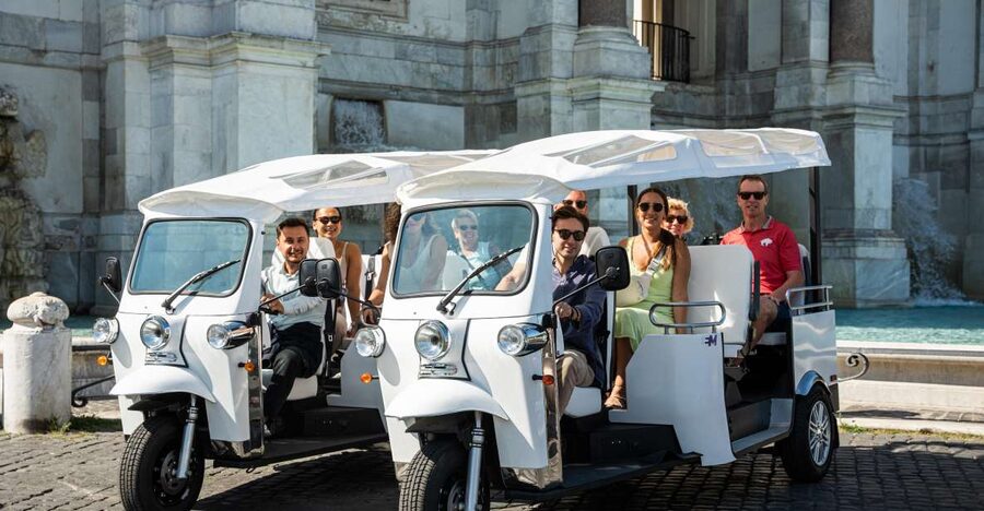 Rome: Private Tuk Tuk Tour with Hotel Pickup and Prosecco - Key things to know before you go
