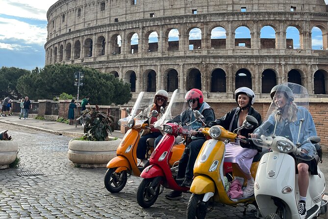Rome: Private Vespa Tour and Professional Photoshoot - Stop 3: Castel SantAngelo, fast context and a food break