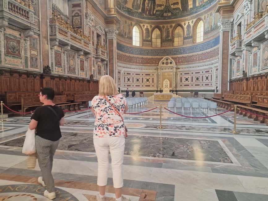 Rome: Relics from the Passion of the Christ Walking Tour - San Giovanni in Laterano: Borromini symbolism and where Peter and Paul rest above the altar