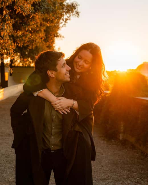 Rome: Romantic Proposal PhotoShoot - Largo Gaetana Agnesi: your calm starting point