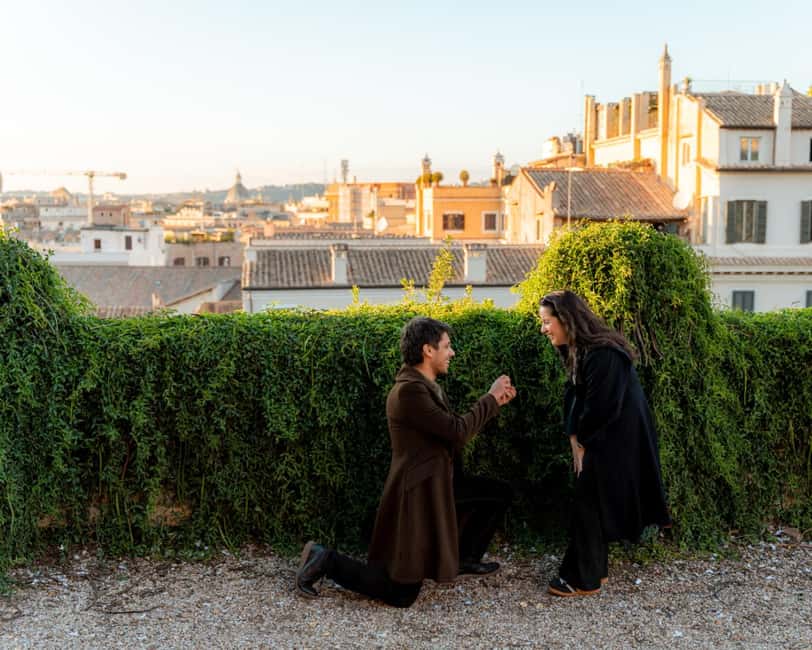 Rome: Romantic Proposal PhotoShoot - Giardinetto del Monte Oppio: the main photo stop