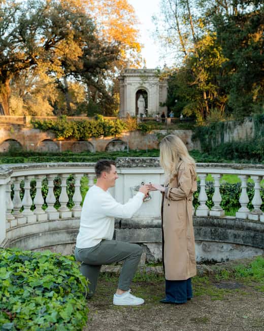 Rome: Romantic Proposal PhotoShoot - Poses and direction that keep it from feeling staged