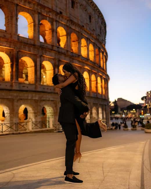 Rome: Romantic Proposal PhotoShoot - Photo and video options: choose what you will actually use later