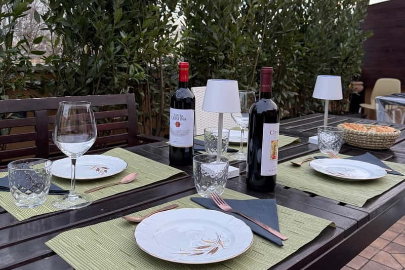 Rome: Rooftop Cooking Class with Wine Tasting near Vatican - Wine tasting and limoncello toast: a drink plan that actually supports the meal