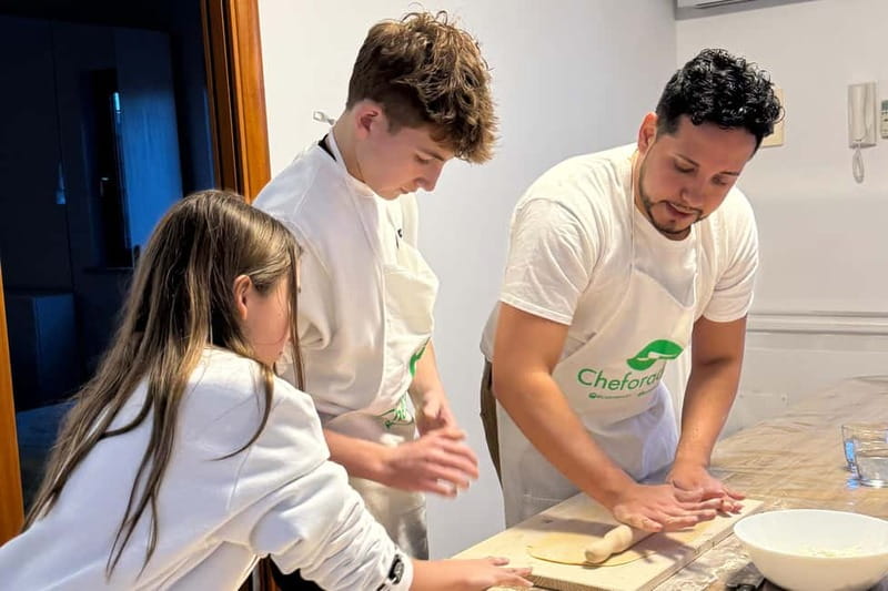 Rome: Rooftop Cooking Class with Wine Tasting near Vatican - The menu you’ll actually make: bruschetta, fresh fettuccine, and Roman tiramisù