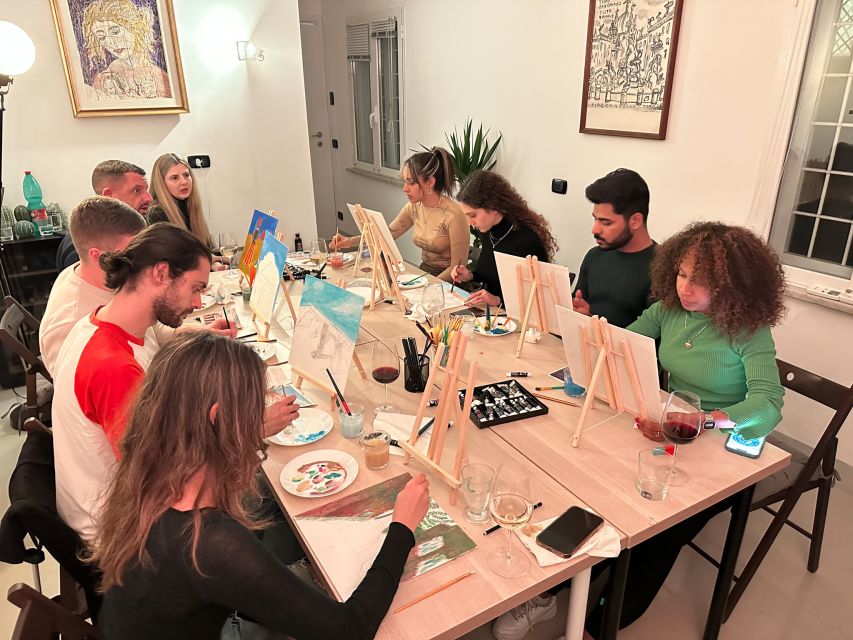 Rome: Small-Group Art Class with Wine - Unlimited wine with a practical reality check