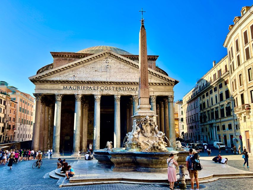 Rome Squares and Fountains Tour & River Boat Hop On Hop Off - Ponte Sant’Angelo: the river view that turns the day from land to water