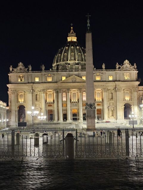 Rome: St. Peter's Basilica and Papal Grottoes Guided Tour - St. Peter’s Square: Bernini’s visual effects and the 2,500-year-old Obelisk