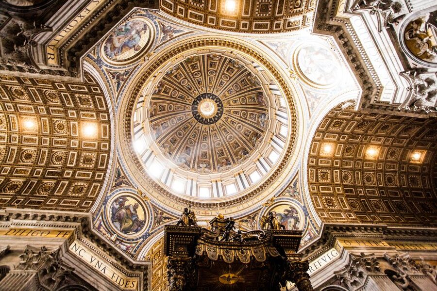Rome: St. Peter's Basilica & Dome Entry Ticket & Audio Tour - Dome entry with elevator, but plan on serious stairs