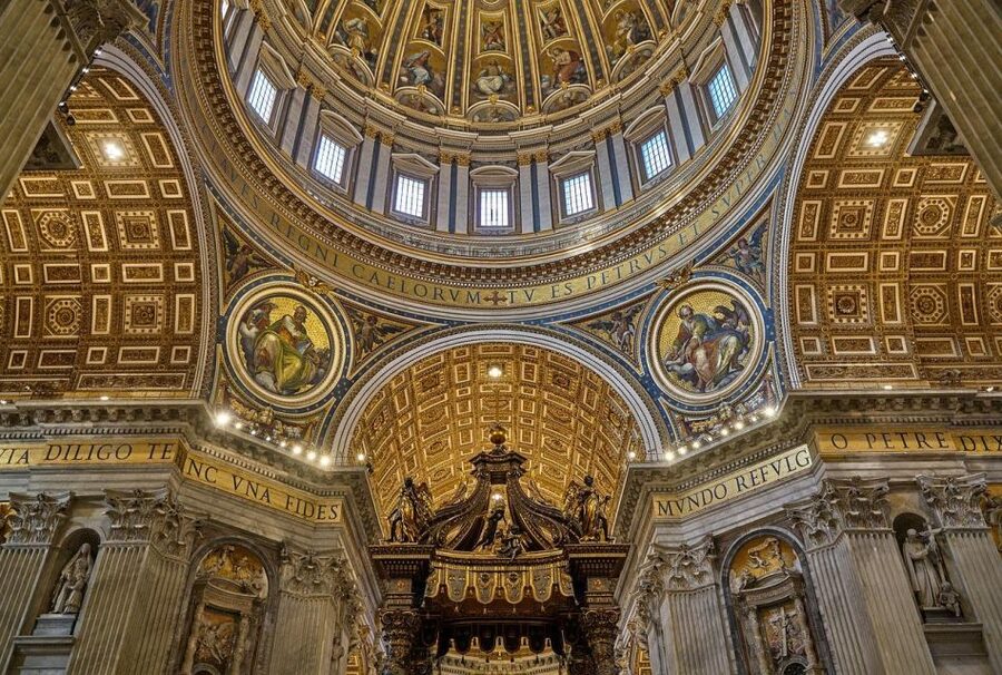 Rome: St. Peter's Basilica, papal tombs tour also with Dome - The Optional Dome Visit, With Fees Included