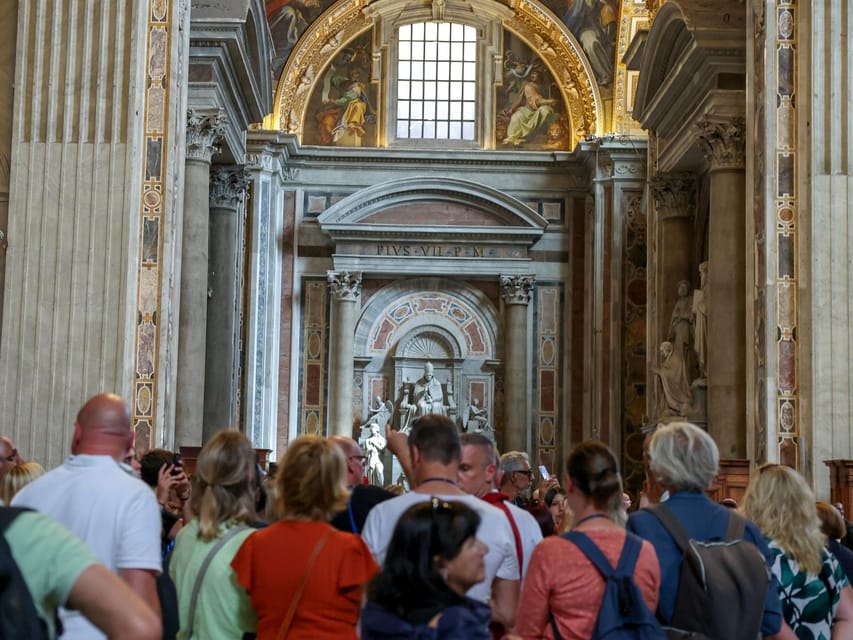 Rome: St. Peter’s Basilica, Tombs Tour & Optional Dome Climb - Timing, duration, and what the tour includes (and does not)