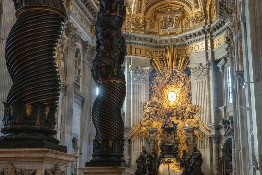 Rome: St. Peter’s Basilica Tour with Dome Lift Access - Inside St. Peter’s Basilica: Pietà and Bernini’s Baldachin