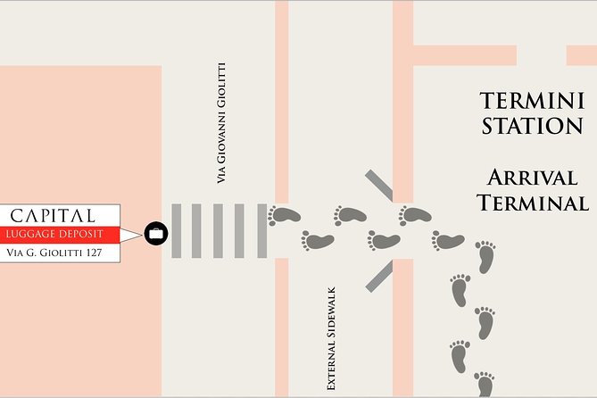 Rome Termini Station Luggage Storage - Key points at a glance