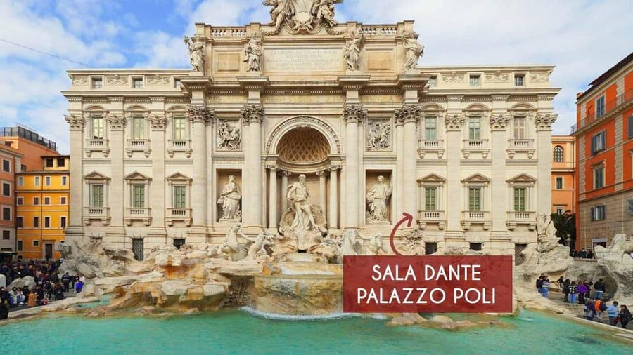 Rome: The Four Seasons by Vivaldi - Sala Dante of Palazzo Poli: Trevi Fountain views from your seat area