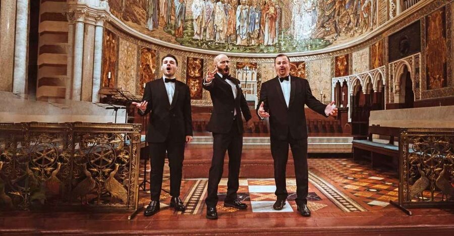 Rome: The Three Tenors at St. Paul's Church Concert Ticket - The performers: three tenors, plus a strong chamber ensemble