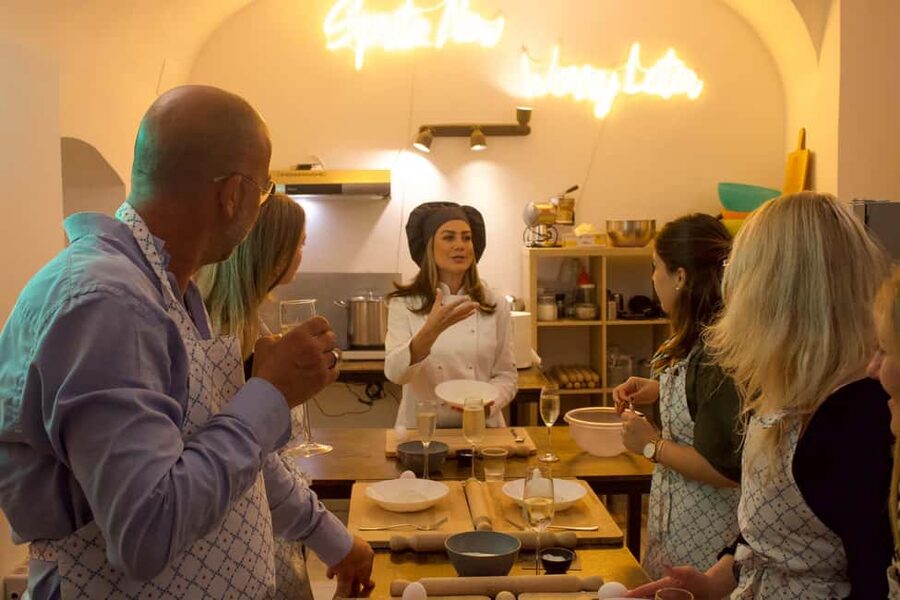 Rome: Tiramisu & Pasta Small-Group Cooking Class - Fresh homemade pasta from scratch, knead to cut