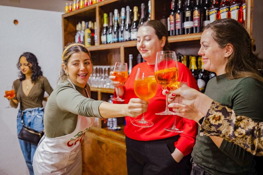Rome: Traditional Pasta with Cocktails Cooking Class - Eat what you made, then keep sipping (politely)