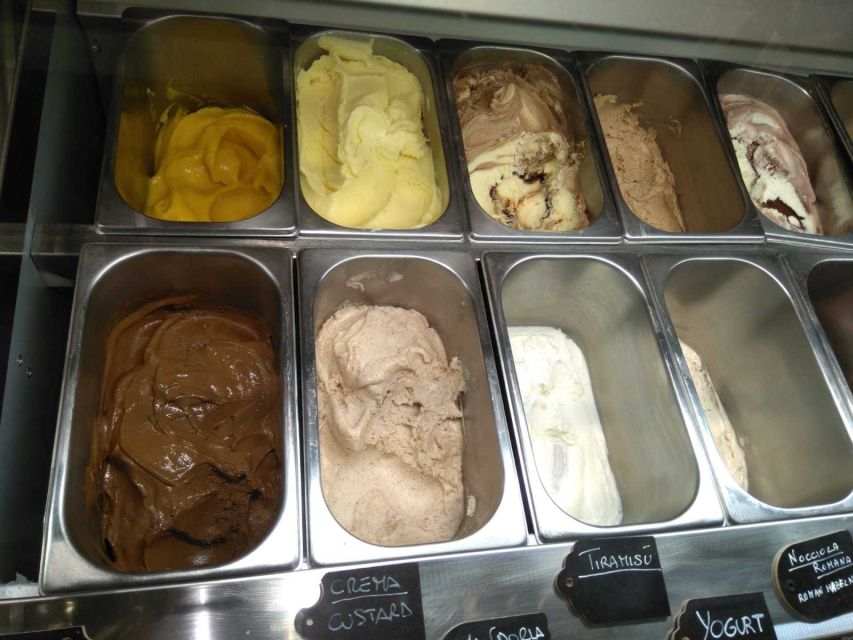Rome: Trastevere Guided Food and Wine Tour with 20+ Tastings - Gelato at the end: a lesson in real gelato flavors like pistacchio and limone