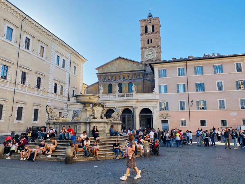 Rome: Trastevere Quarter Street Food Tour with Sightseeing - Crossing Ponte Sisto, Piazza Trilussa, and the Trastevere Mood Shift