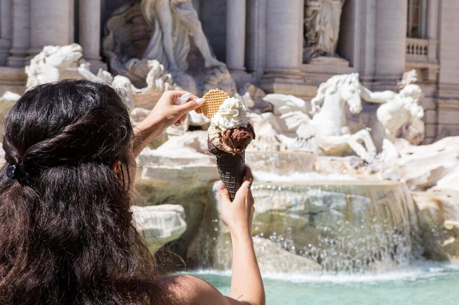 Rome: Trevi Fountain District Underground Tour and Ice Cream - Key highlights