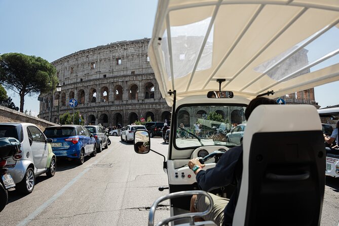 Rome Tuk-tuk Tour with Hotel Pickup and Prosecco - Giardino degli Aranci on Aventine Hill