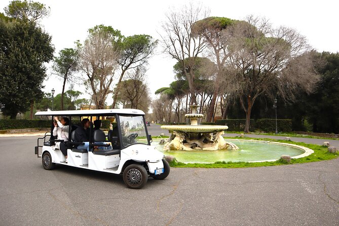 Rome Unforgettable Highlights by Golf Cart Tour - Comfort, sound, and the 7-seater reality