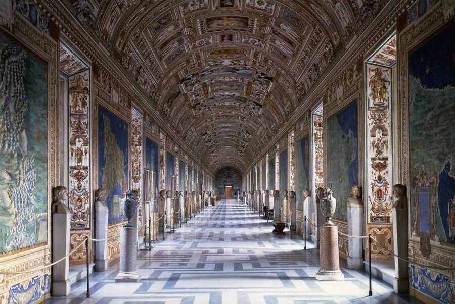 Rome: Vatican Museums and Sistine Chapel Tour with Ticket - Courtyards first: Armor and the Pine Cone, before the art overload
