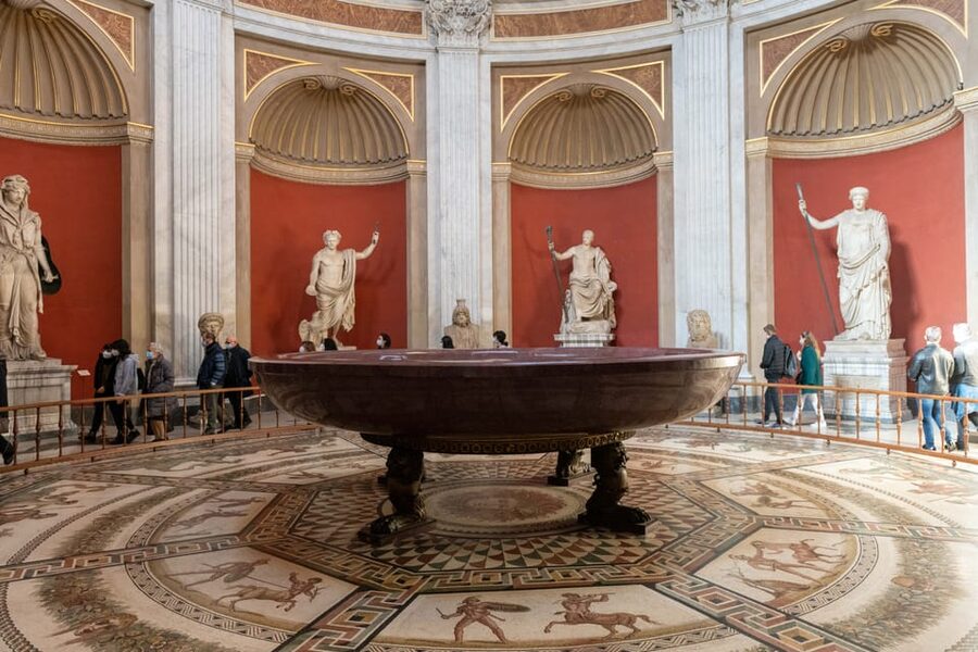 Rome: Vatican Museums & Sistine Chapel Ticket with Host - Bramante Staircase and Pinecone Courtyard: the Vatican’s opening act
