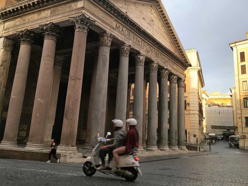 Rome Vespa Half-Day Tour with Private Driver - What is included, what to bring, and what not to pack