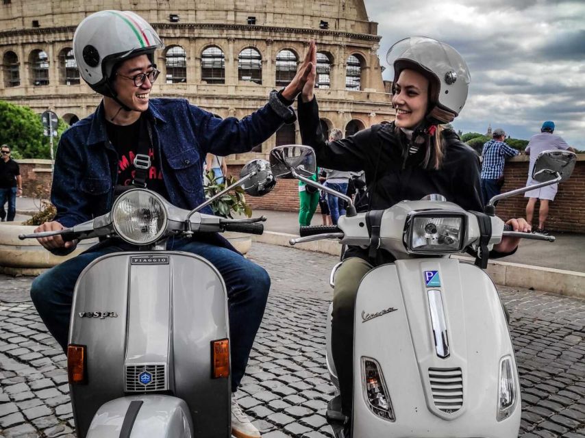 Rome Vespa Half-Day Tour with Private Driver - Price and value for a private 2-wheel experience