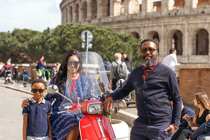 Rome Vespa Scooter Tour with Professional Photographer - Bocca della Verità and Piazza Venezia: legends and a major traffic crossroads