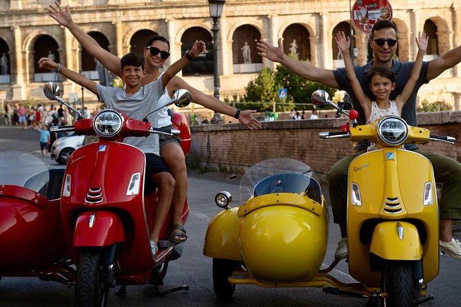 Rome Vespa Sidecar Tour — 90-Minute City Highlights Tour - Villa Borghese: Pinchos Break With Big Views