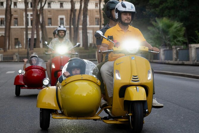 Rome Vespa Sidecar Tour — 90-Minute City Highlights Tour - Helmets, Hairnets, and Safety That Makes the Ride Feel Normal